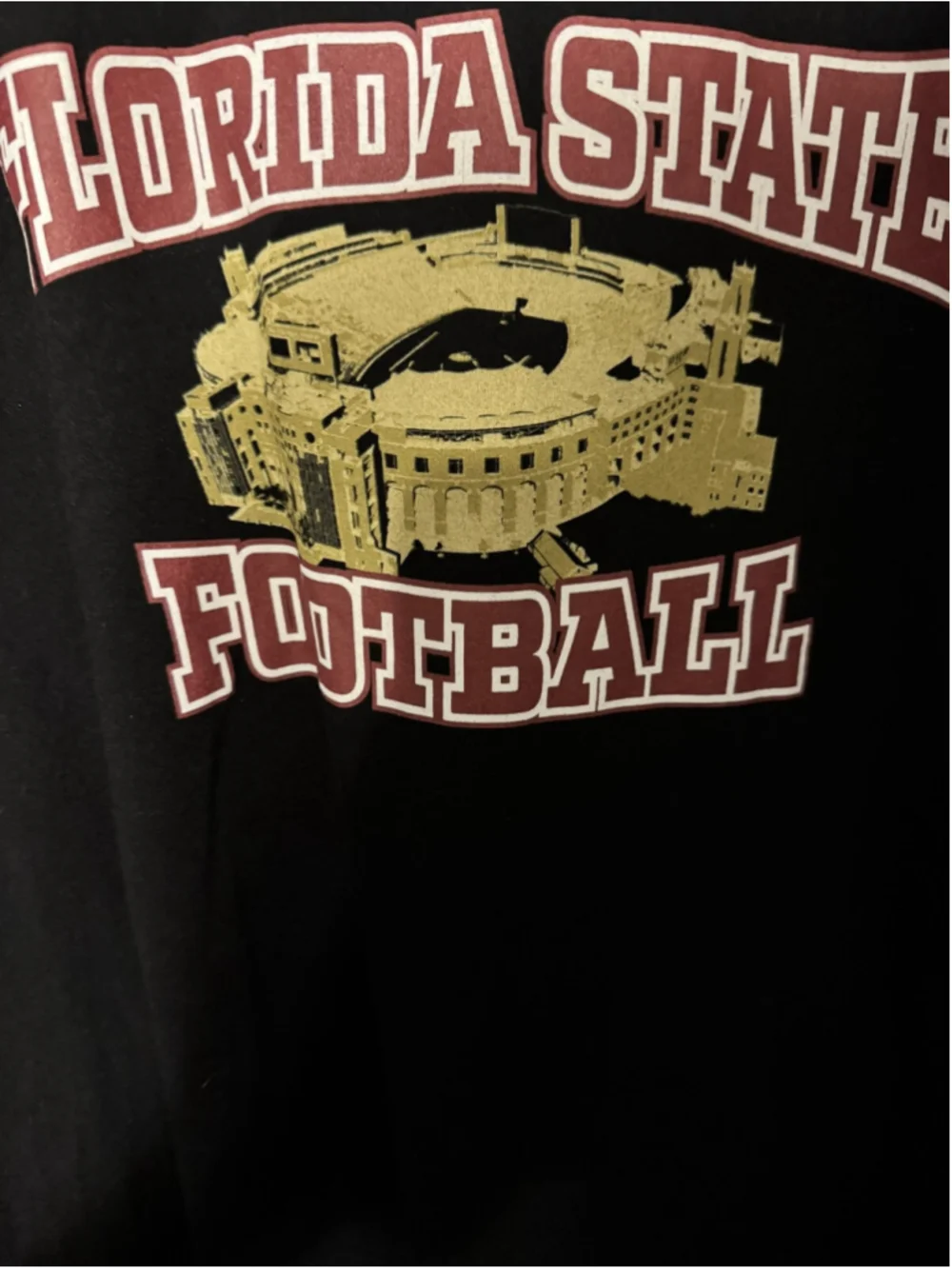 Florida State Seminoles Football FSU T-Shirt Men Sz XL Black